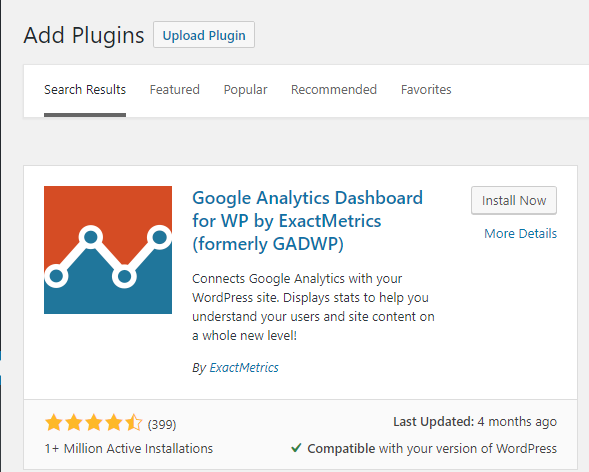 Google Analytics Dashboard for WP