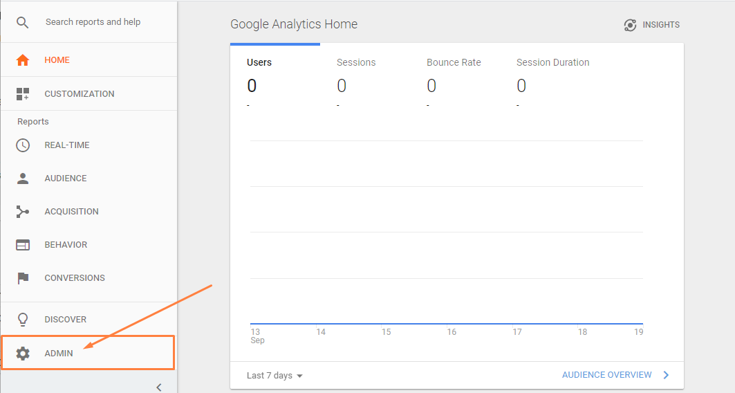 Google Analytics home - add google Analytics code to wordpress