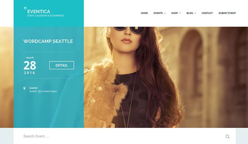 Eventica wordpress theme