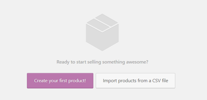 Create your first product