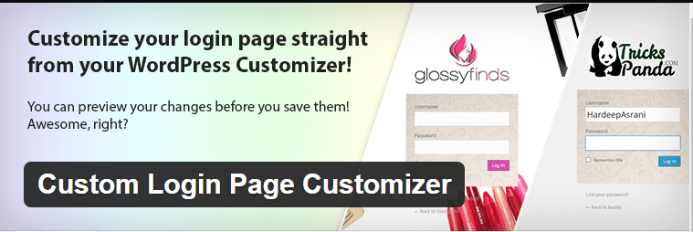 Custom Login Page Customizer