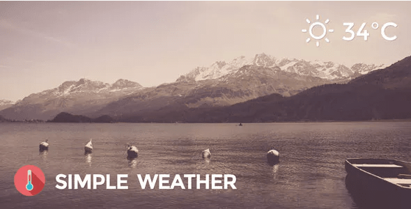 Simple weather codecanyon