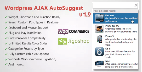 wordpress ajax auto sugesstion