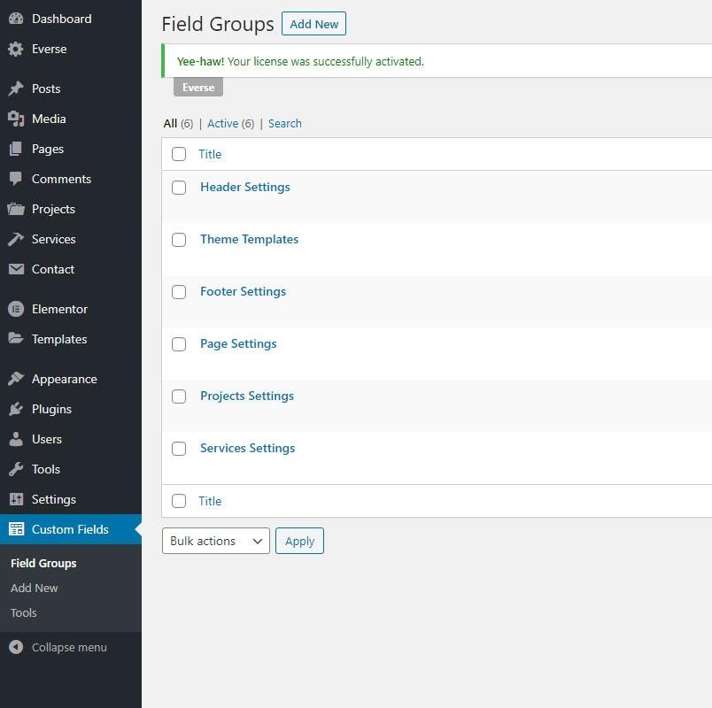 Nokke Field Groups