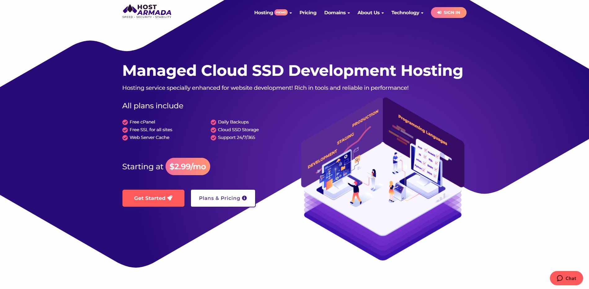 Development hosting