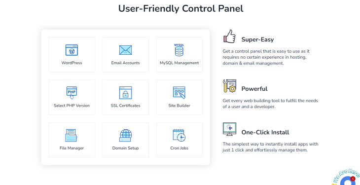 MilesWeb control panel