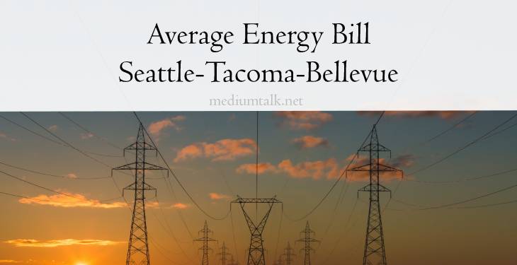 The Average Energy Bill for Seattle-Tacoma-Bellevue