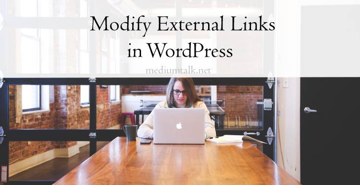 How to Modify External Links in WordPress