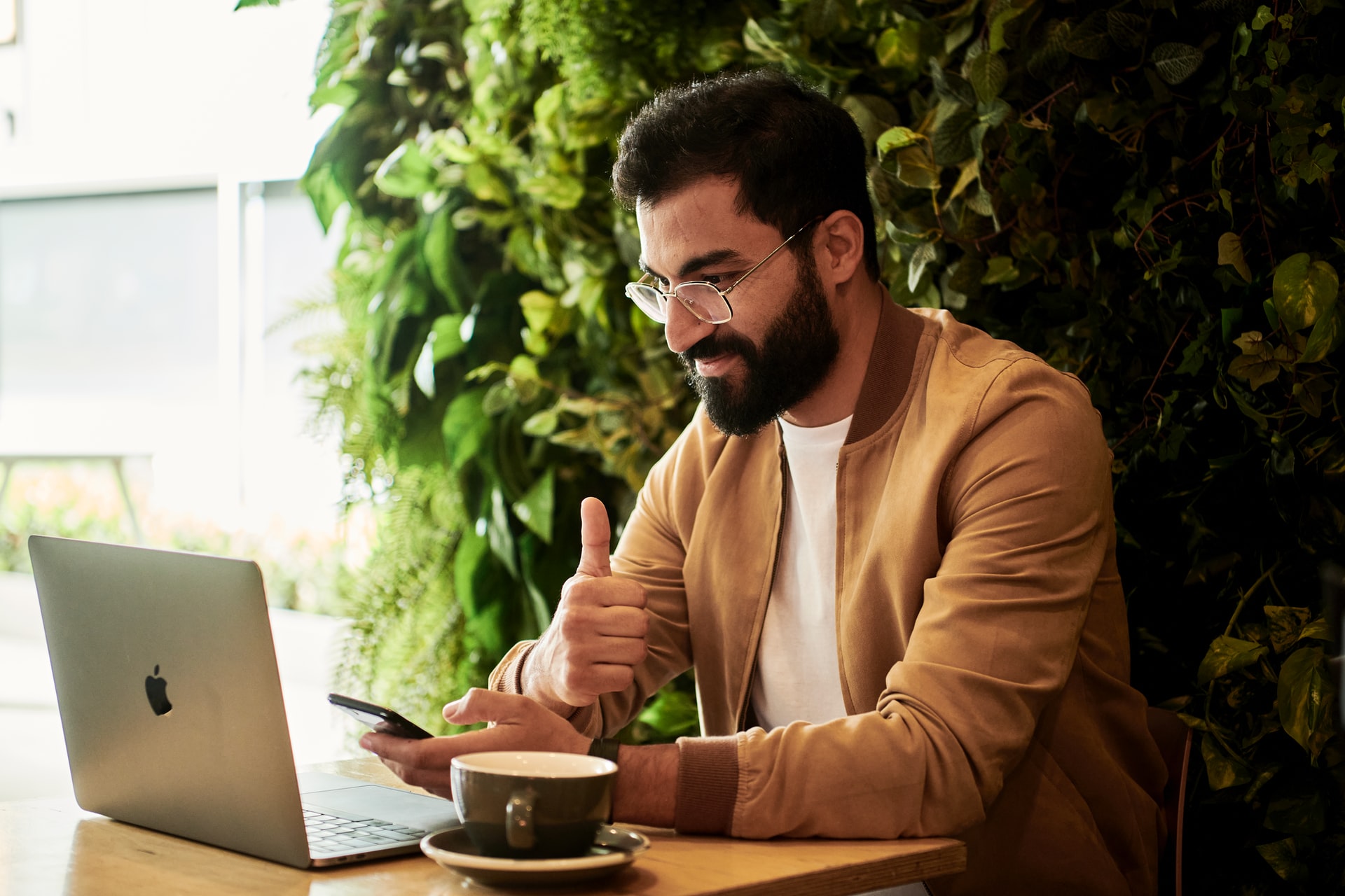 man on laptop