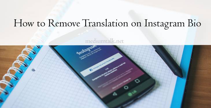 How to Remove Translation on Instagram Bio