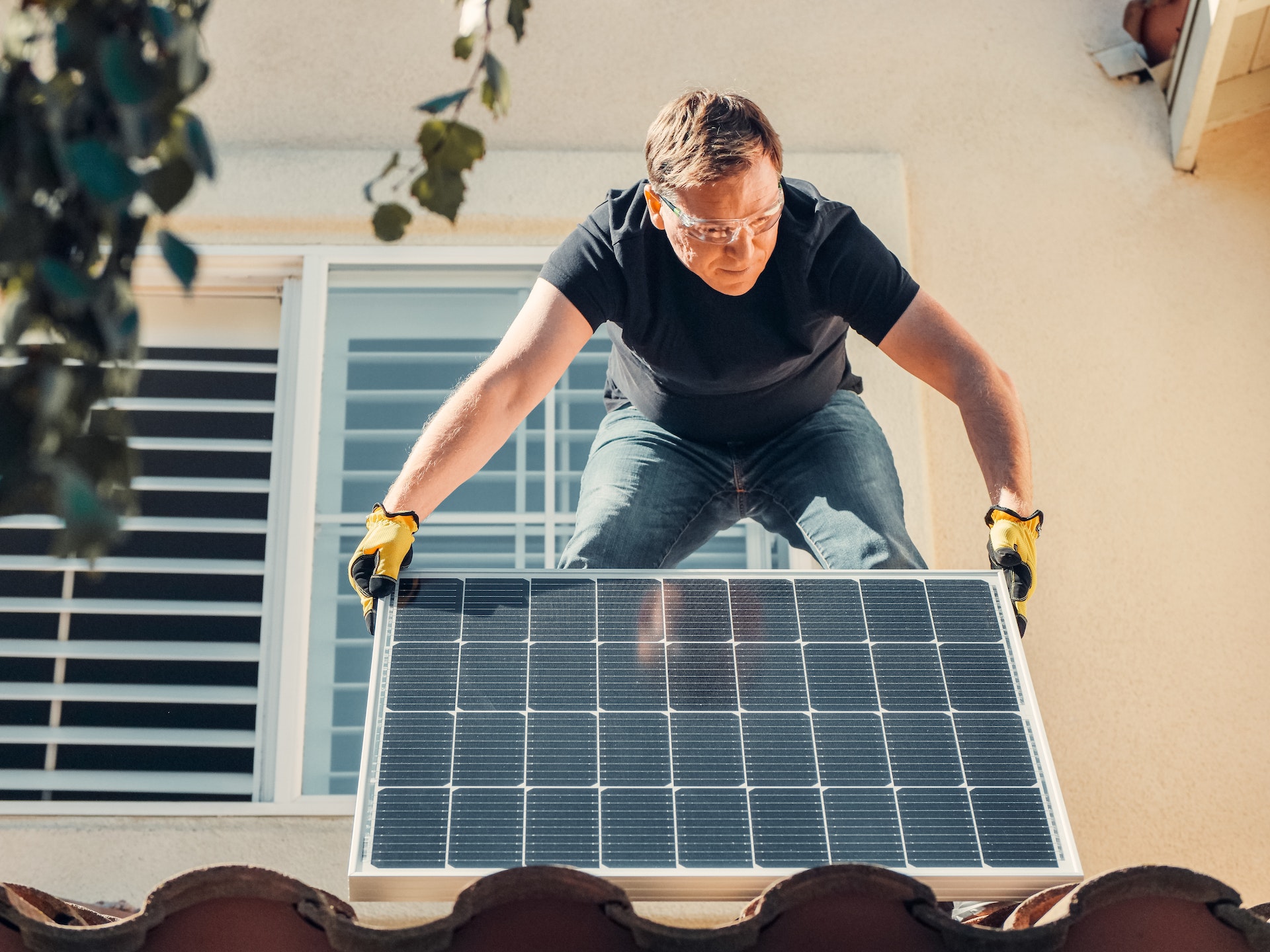 Solar panel installation