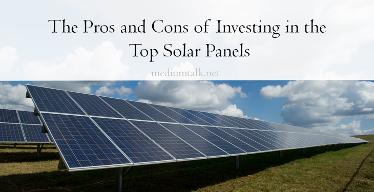 Solar panels pros and cons